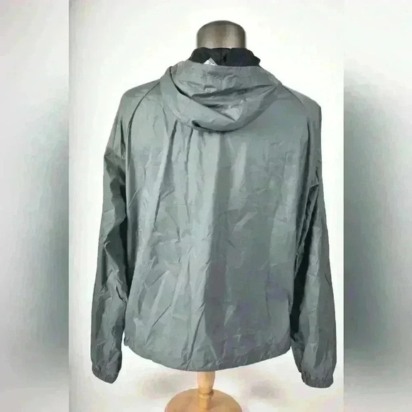 NWT  SELECTED HOMME Blue Recycled Polyester Packable Hooded Wind Jacket Medium - Picture 3 of 13